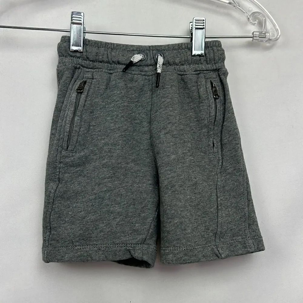Hanna Andersson Gray slim sweat shorts size 2T EUC